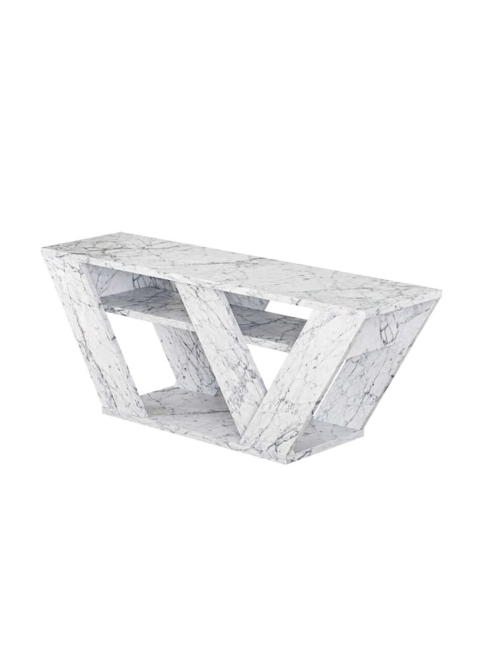 TV Möbel PIPRALLA in Marmor - (W)110 x (H)40 x (L)30 cm