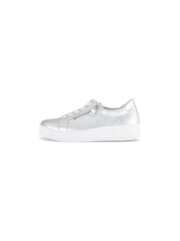 Schnürschuhe in silber