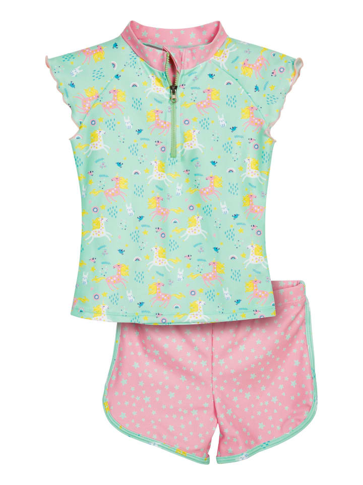 UV-Schutz Bade-Set Einhorn in mint