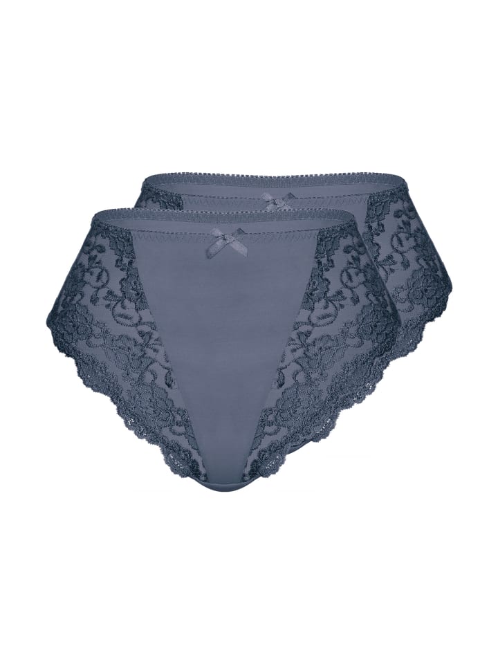 Miederslip 2er Pack in dusty grey