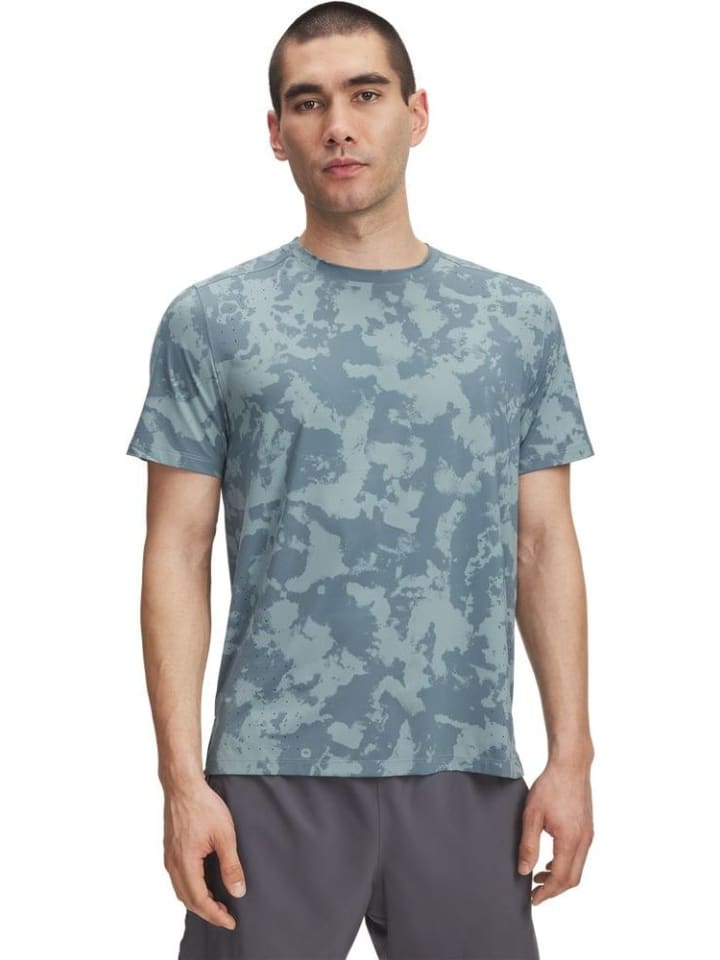 Sportshirt "Launch Elite Prt T-Shirt" in Grün