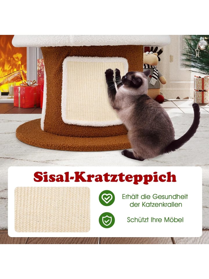 Kratzbaum Weihnachten 154 cm in Grün