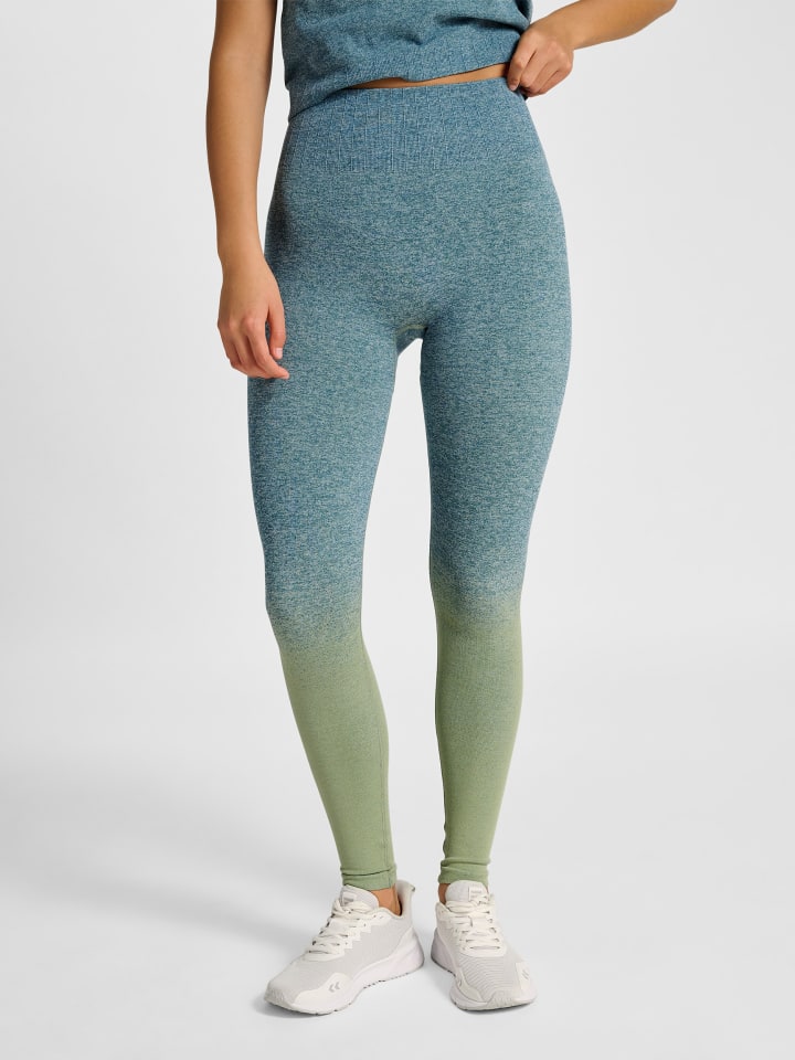 Leggings Hmlyoga Damen in BALSAM/FROSTY GREEN