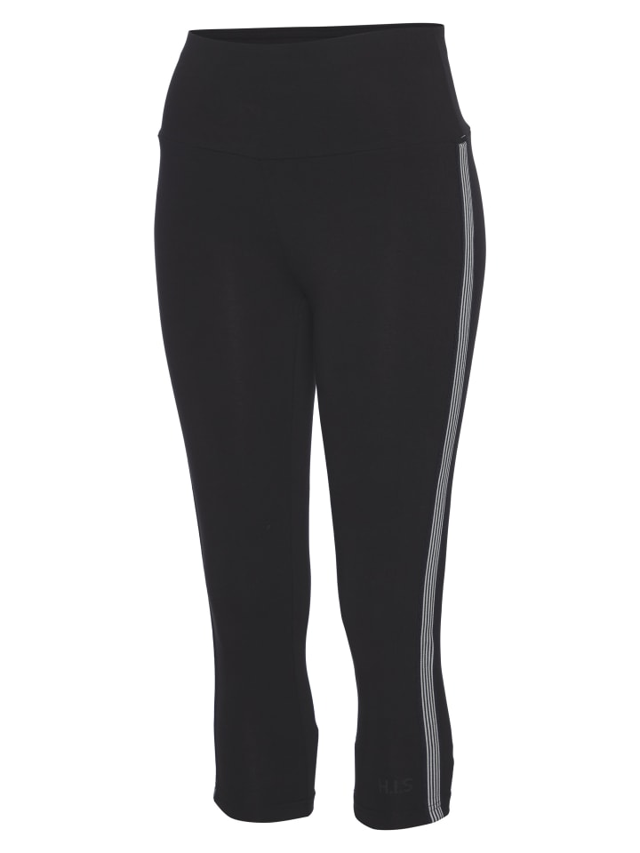Caprileggings in schwarz