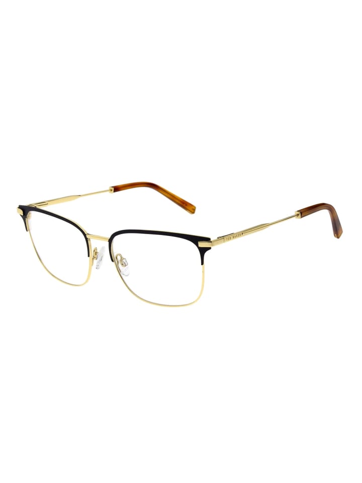 Herren Optische Fassungen Browline Gold