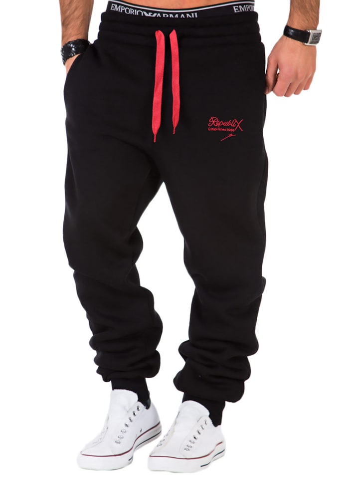 Sporthose MARK in Schwarz/Rot