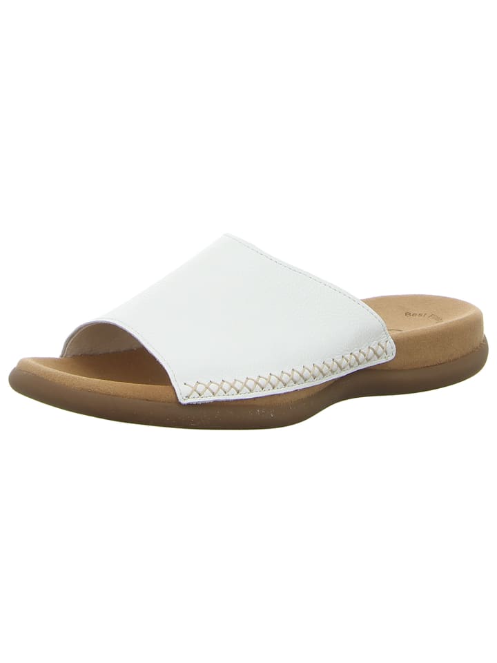 Pantolette in weiß