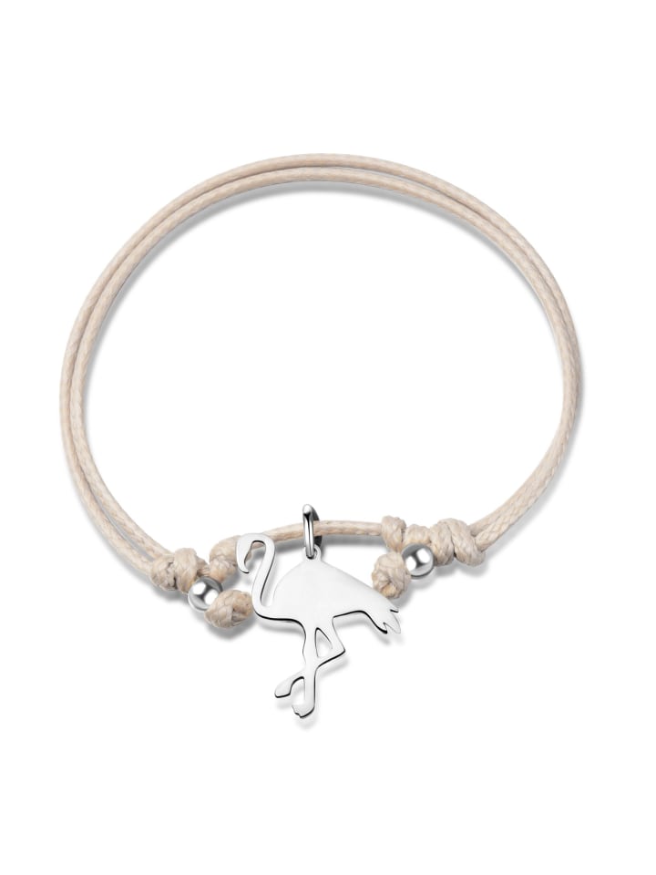 FLAMANT Armband beige/silber in silber