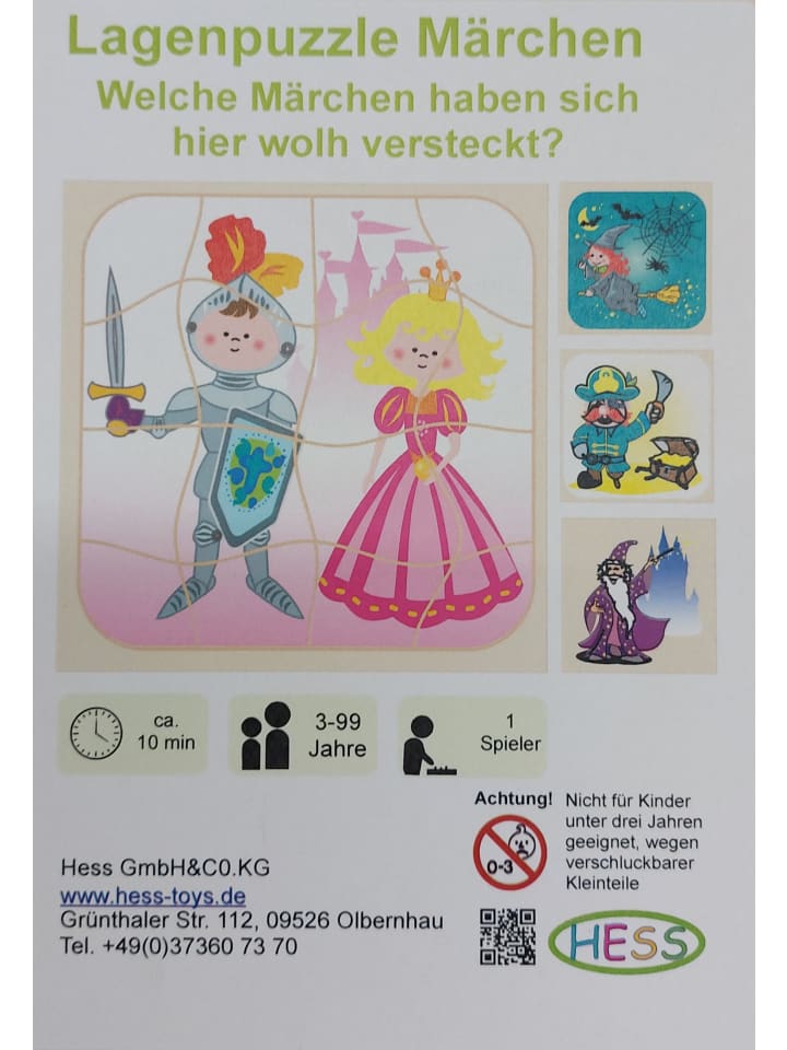 Schichtpuzzle Märchen