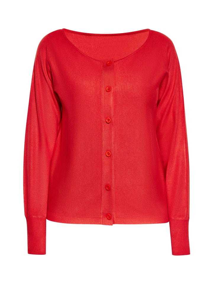 Women Cardigan in Rot