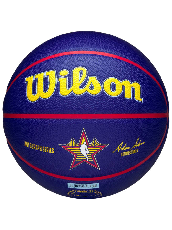 Wilson 2025 NBA All Star Auto Ball in Weiß