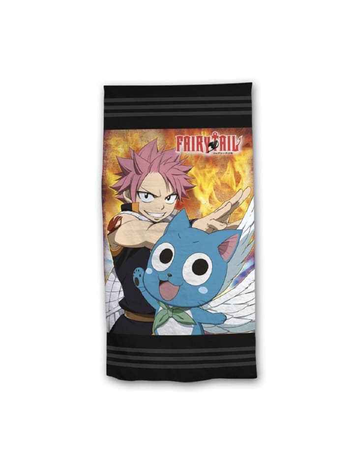Fairy Tail Strandtuch 70x140 cm, 100% Polyester für den perfekten in Mehrfarbig