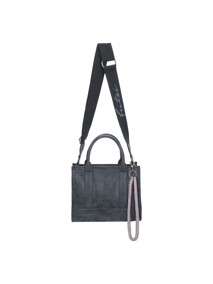 SquareN Vintage Handtasche 20.5 cm blau