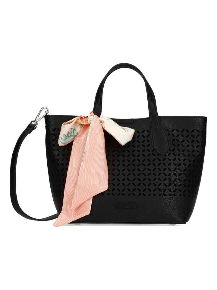 Menton Shopper Tasche 24 cm schwarz