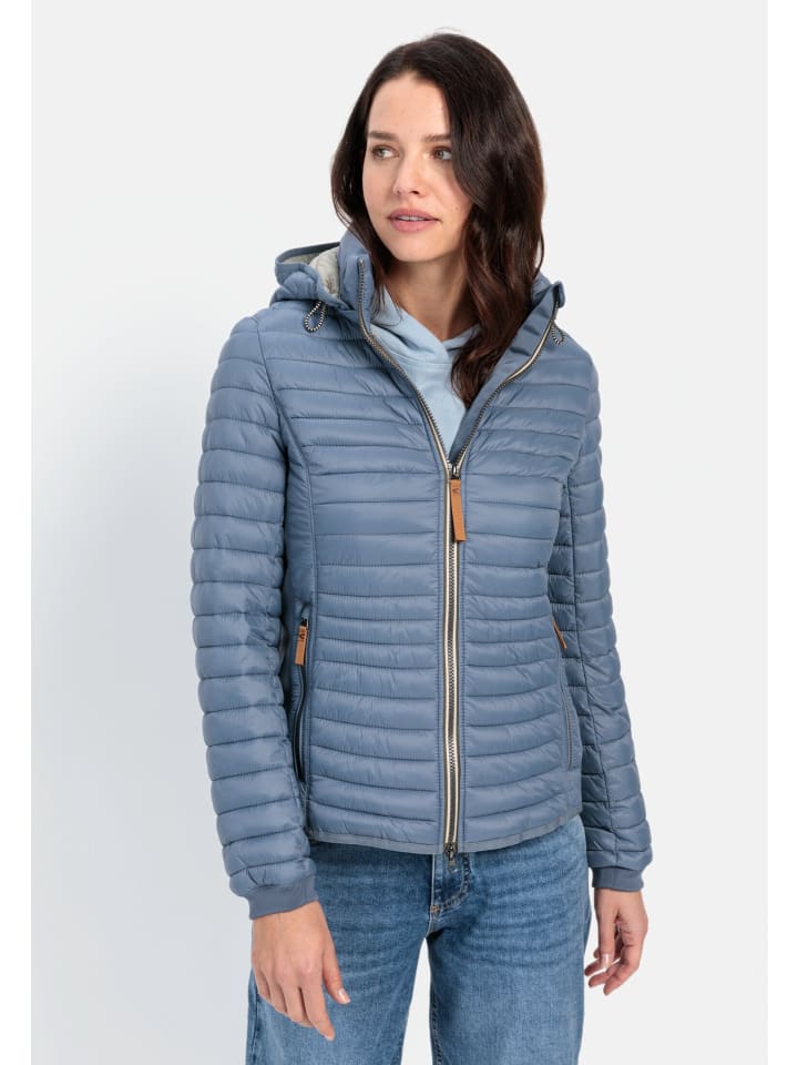Leichte Steppjacke aus recyceltem Polyamid in Blau