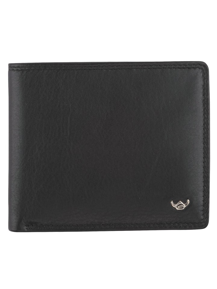 Polo Geldbörse RFID Leder 11 cm schwarz