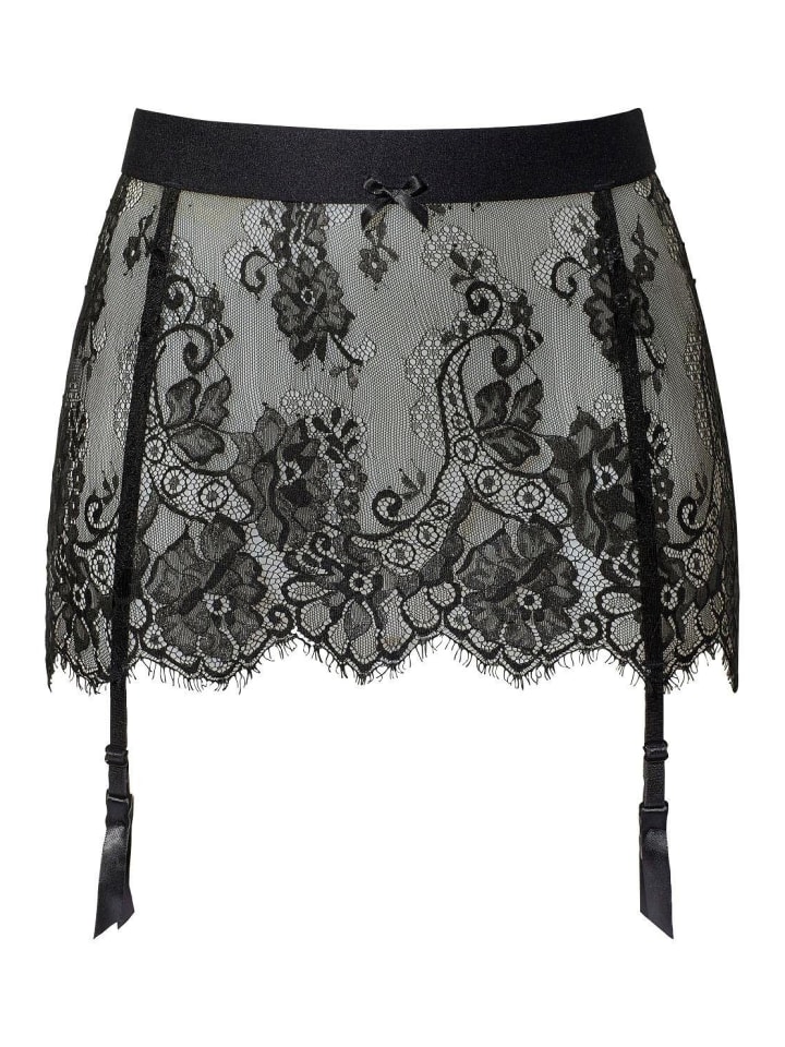 Strapsgürtel in schwarz