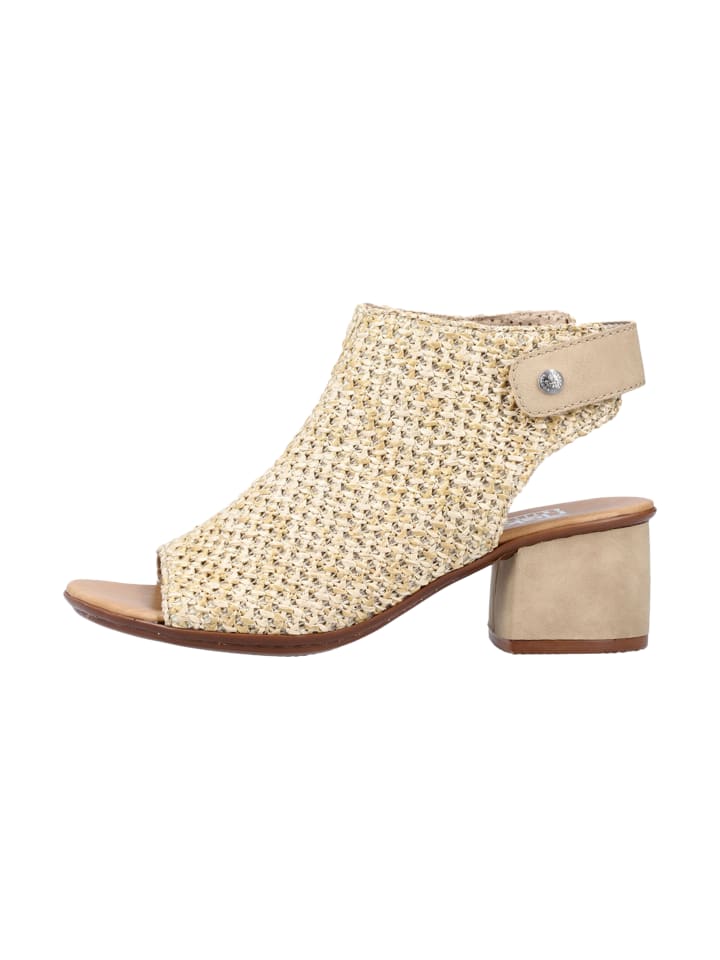 Alula-Sandalen mit Absatz Beige