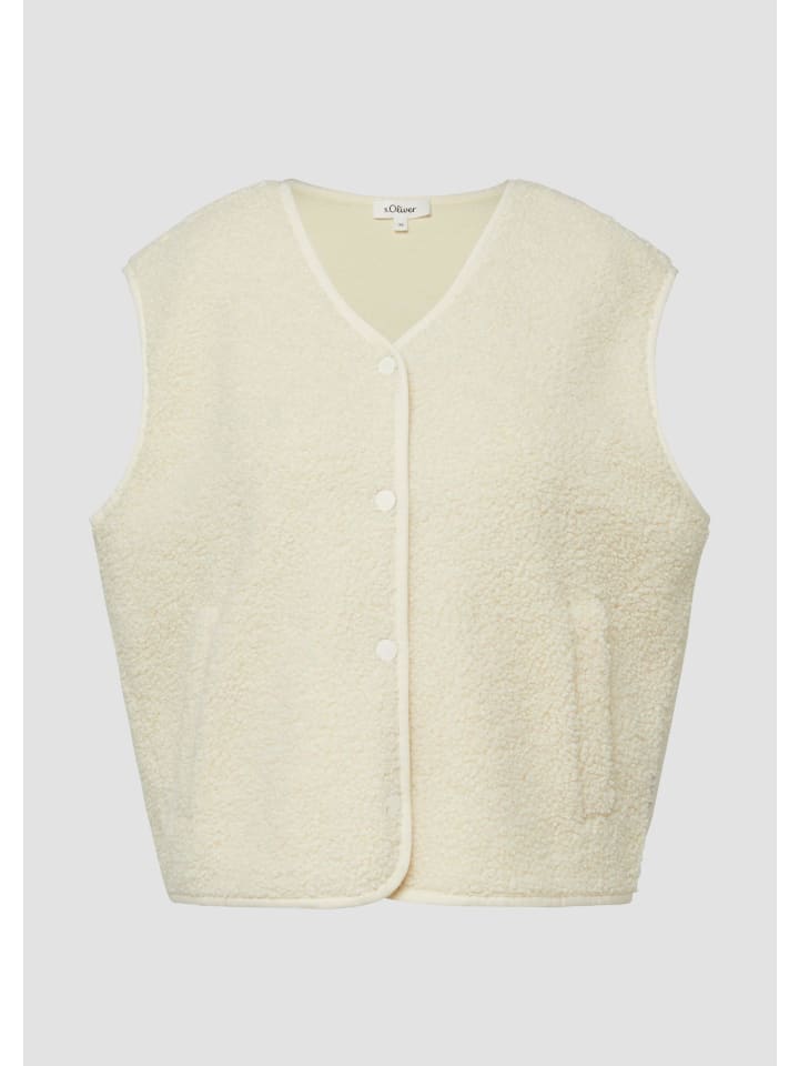 Indoor-Weste  in  8000_helles beige