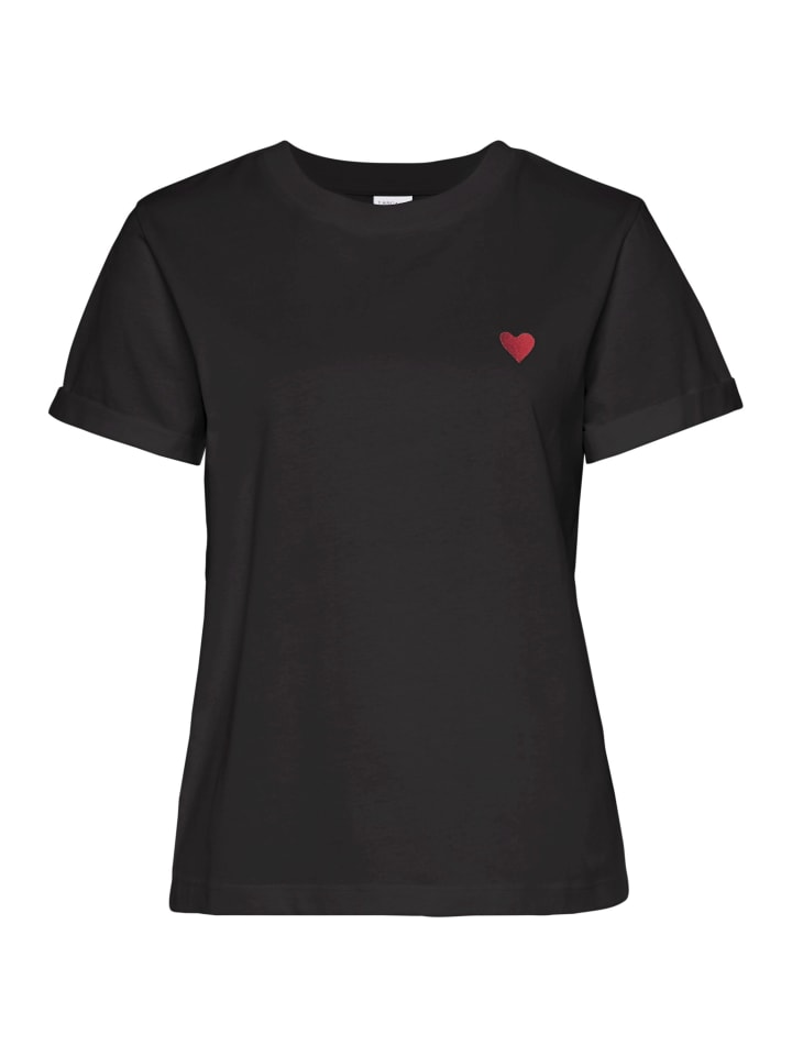 T-Shirt in schwarz