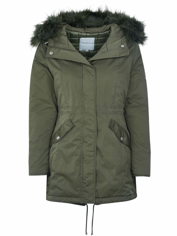 Parka für Damen in olive