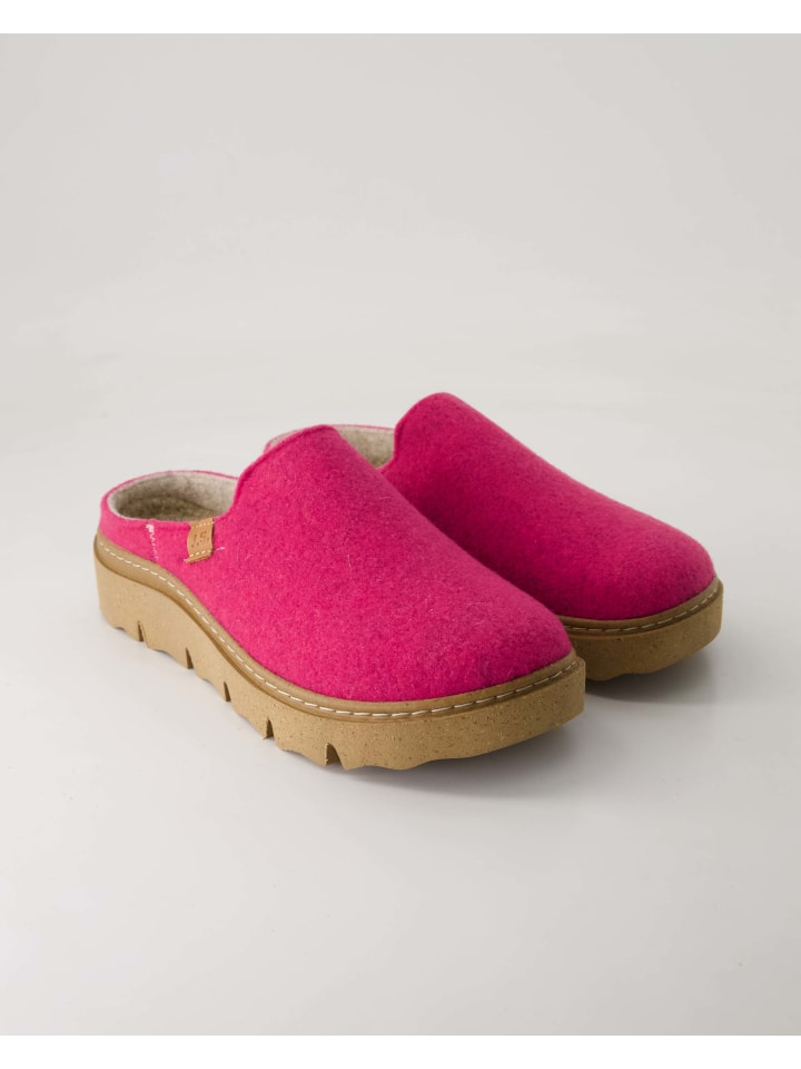 Geschlossene Hausschuhe in Pink