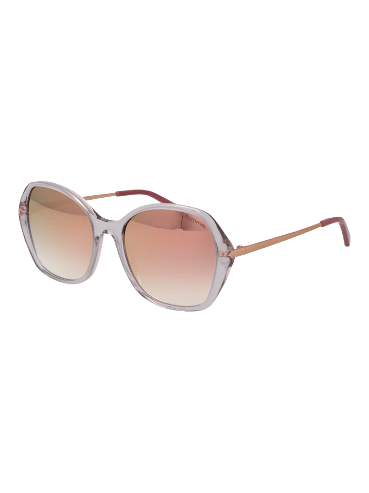 Damen Sonnenbrillen Schmetterling Transparent