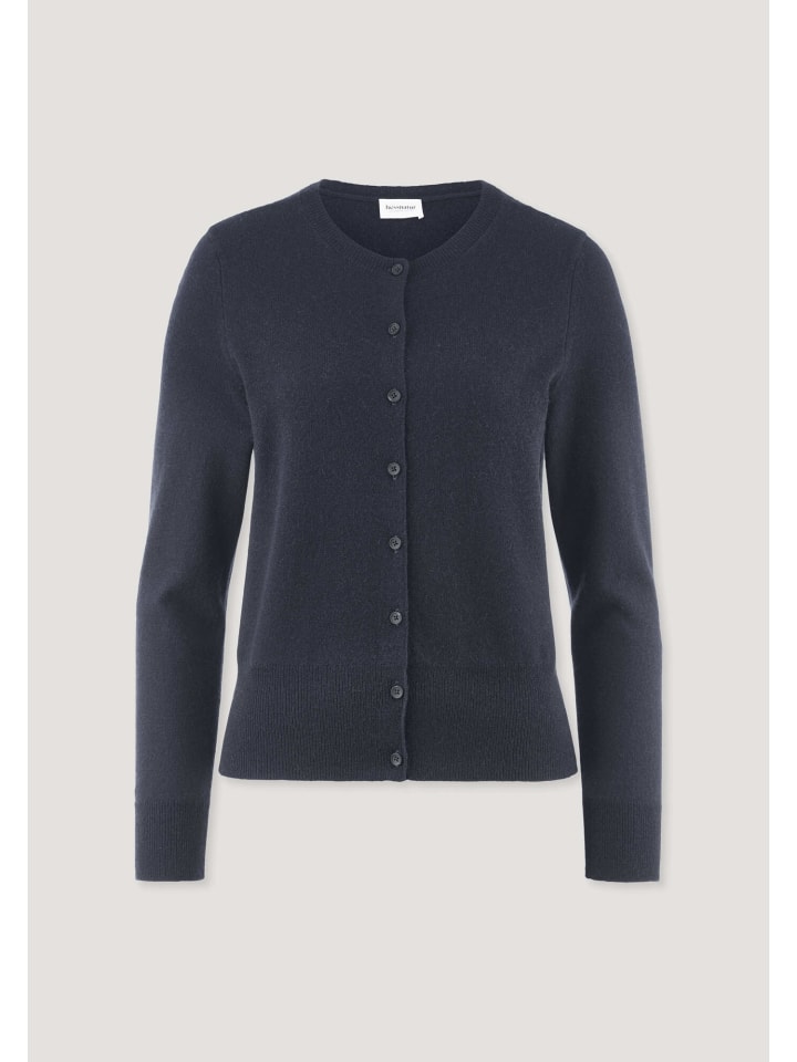 Strickjacke in marine