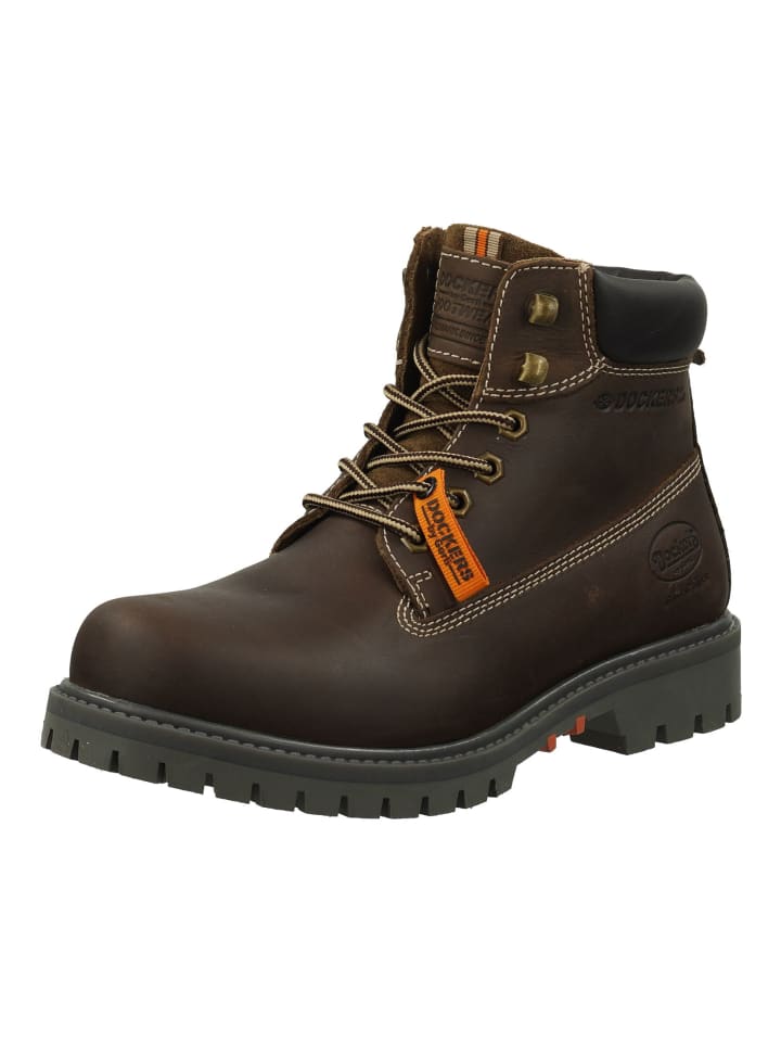 Stiefelette Schoko