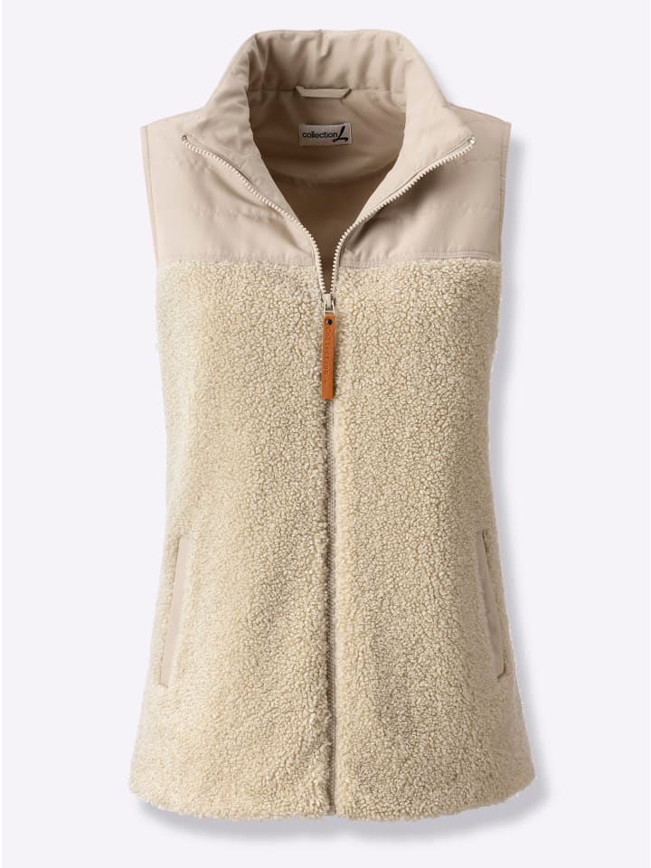 Weste in beige