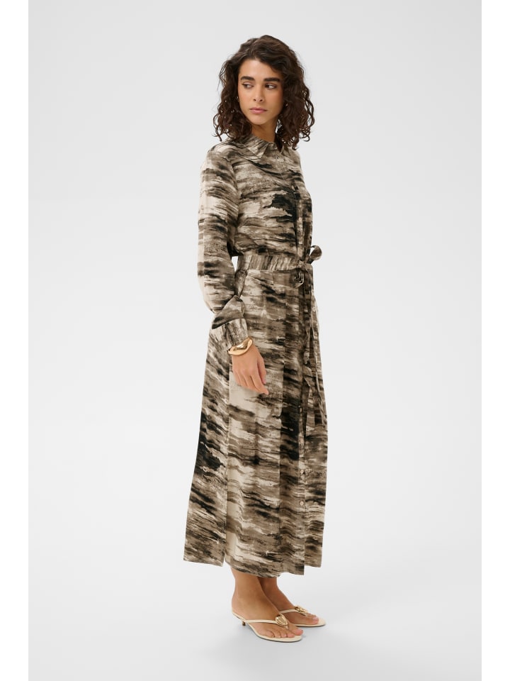 Kleid KAkeri Loose fit in Feather Grey Abstract