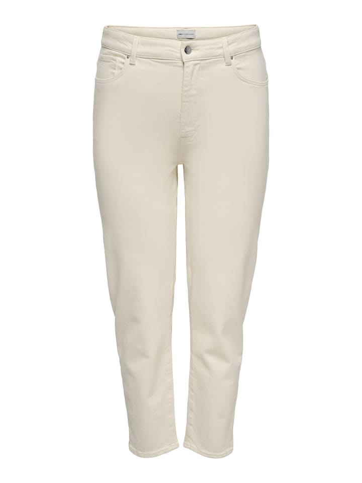 Straight-Fit jeans in Ecru