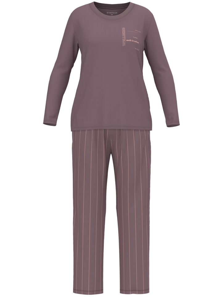 Pyjama Sitia in Lila-mittel-Streifen