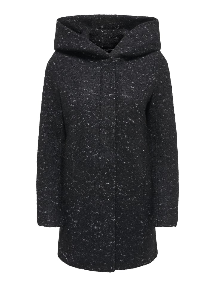 Wollmantel in Black
