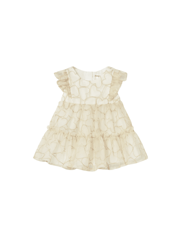 Kleid 1890-BEIGE Beige