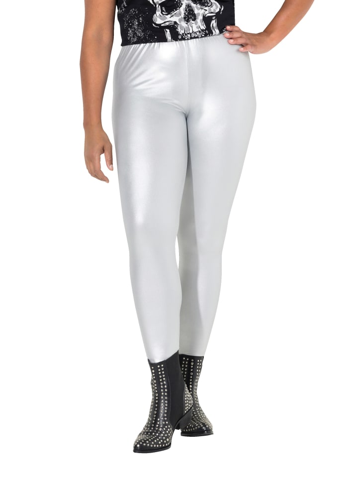 Leggings in silber