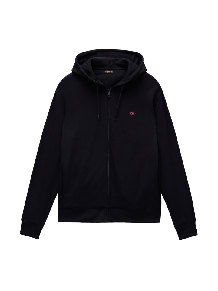 Sweatjacke in Schwarz