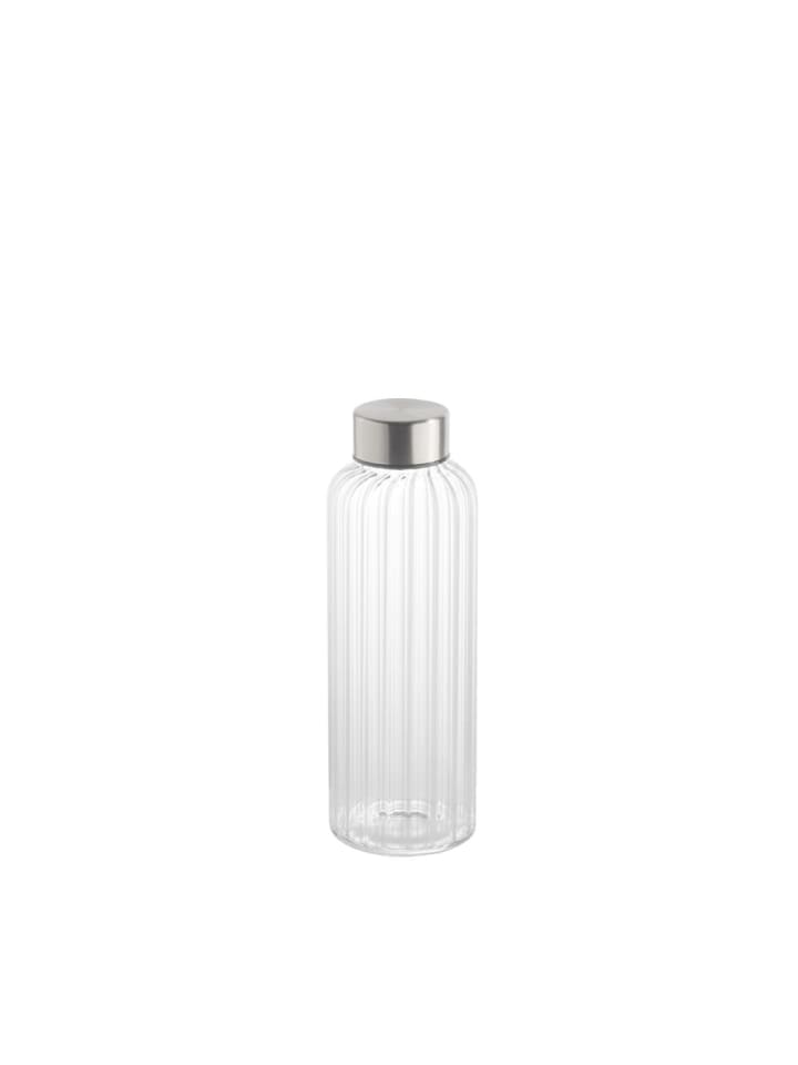 Trinkflasche EVERLINE Ø 6,5 x 19,5 cm in transparent/silber