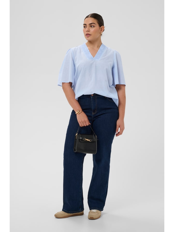 Langarm-Bluse KCjane Regular fit in Brunnera Blue