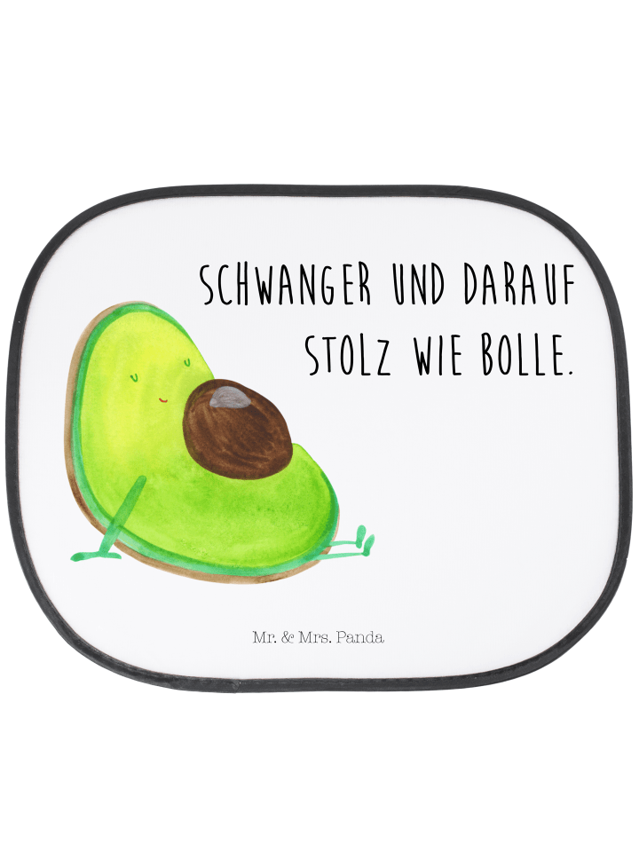 Auto Sonnenblende Avocado Schwangerschaft mit S... in Weiß