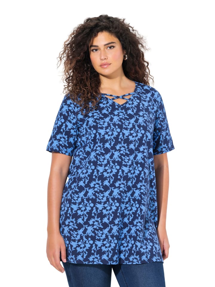 Shirt in tintenblau