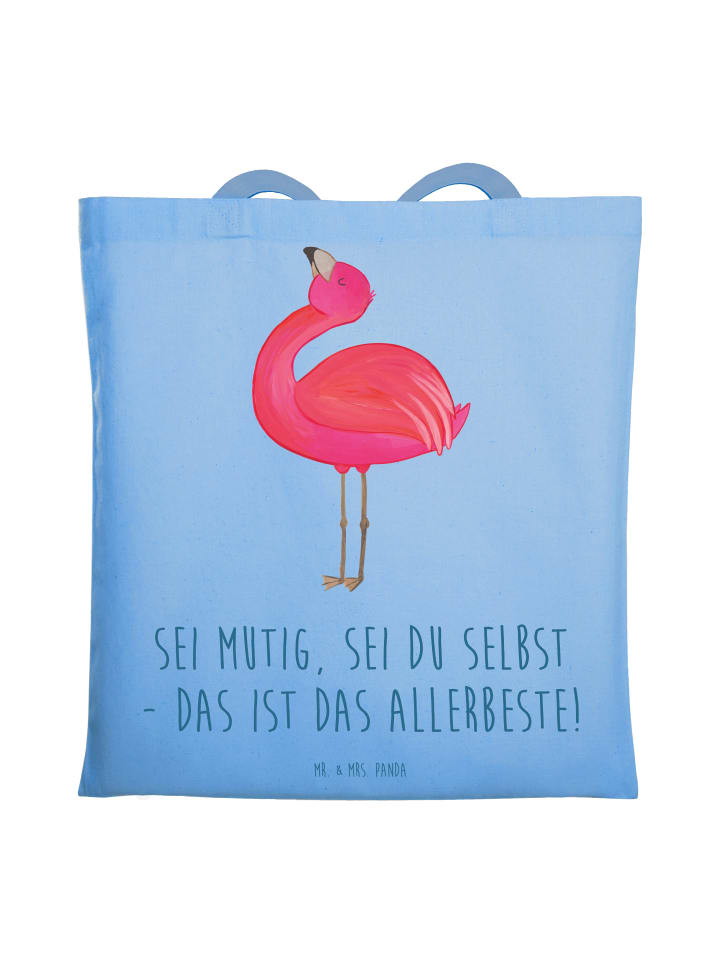 Tasche Mutig zu sich selbst stehen mit Spruch in Sky Blue