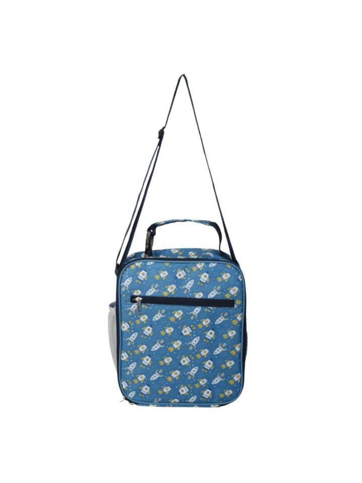 Thermo-Tasche für Kinder, verstellbarer Gurt in Blau, 22 x 26 cm