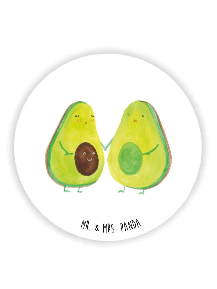pinnwand magnet Avocado Pärchen ohne Spruch in Weiß