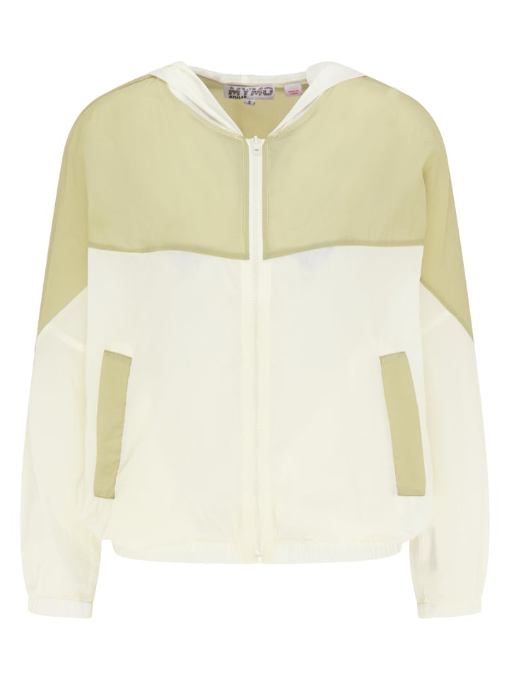 Damen Windbreaker in Oliv Wollweiss
