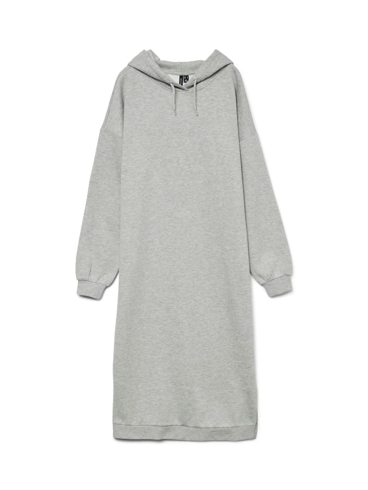 Sweatshirt-Kleid in Light Grey Melange