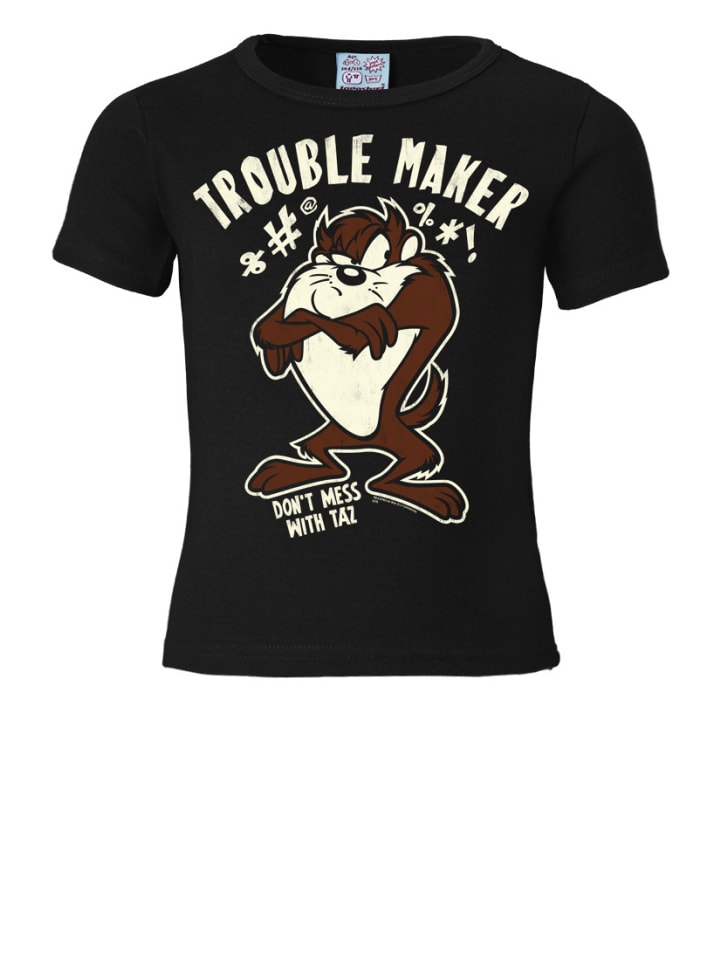 T-Shirt T-ShirtTaz - Looney Tunes in schwarz