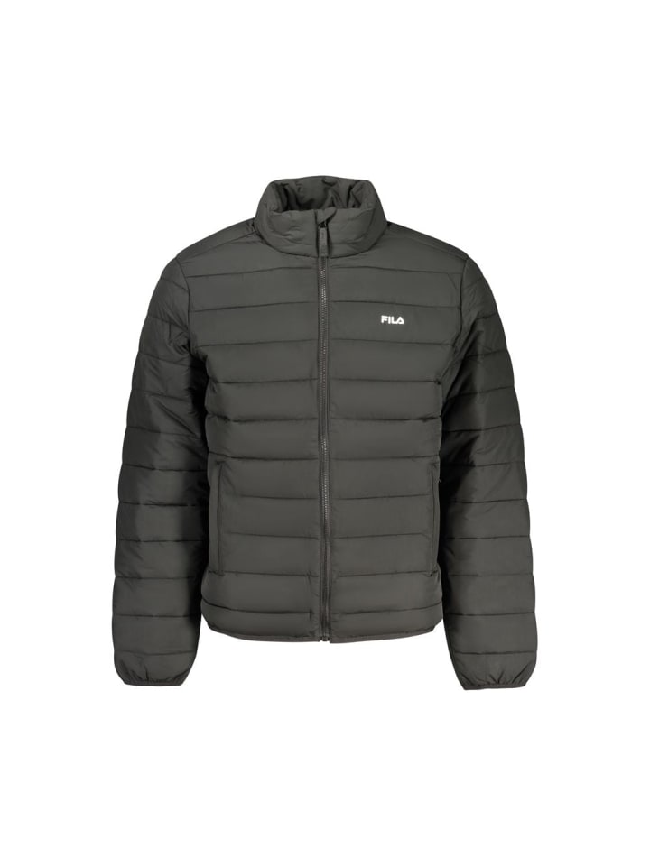 Schwarz Polyester Herren Jacke