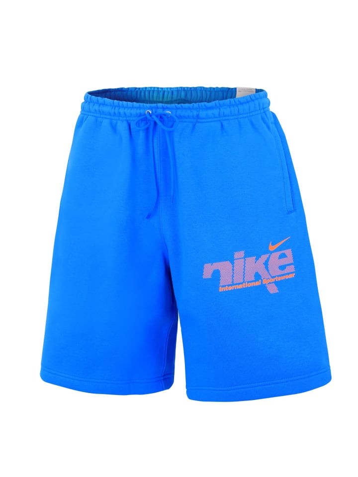 Hose Kurz mit Taschen in blau