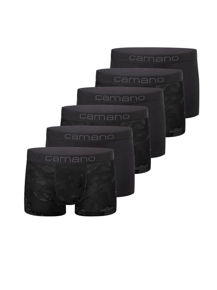 Boxershorts 6er Pack black mix